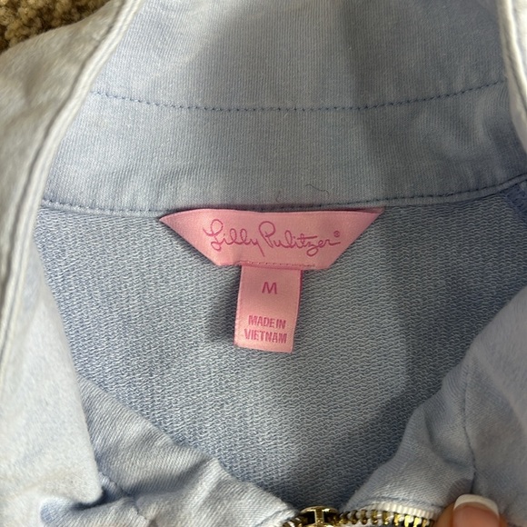 Lilly Pulitzer Skipper Popover 1/4 zip - Picture 4 of 7